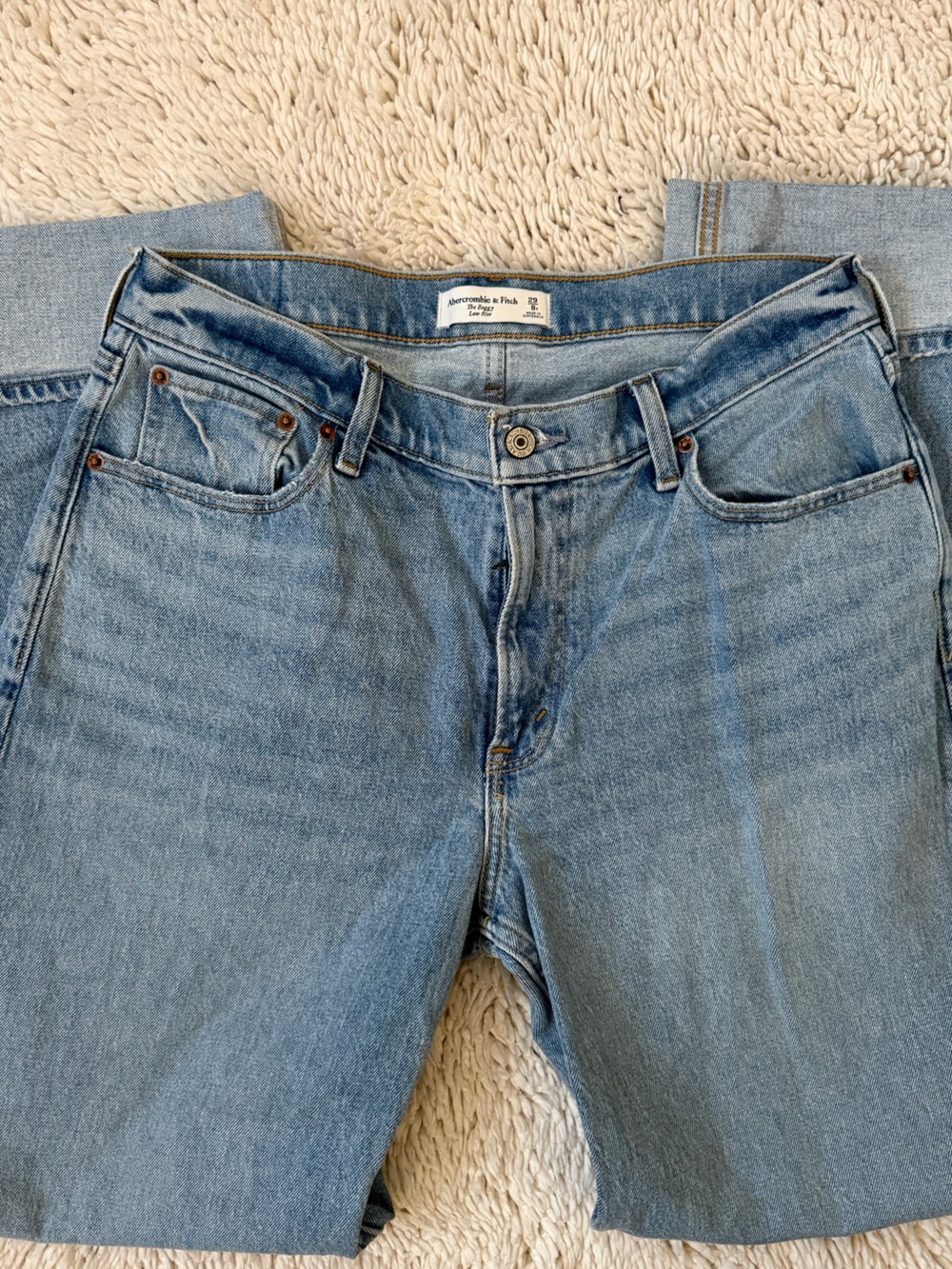Abercrombie & Fitch Light Blue Jeans